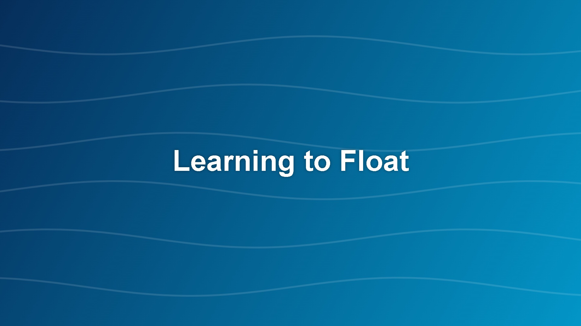 learning to float in water Singapore swimming lessons